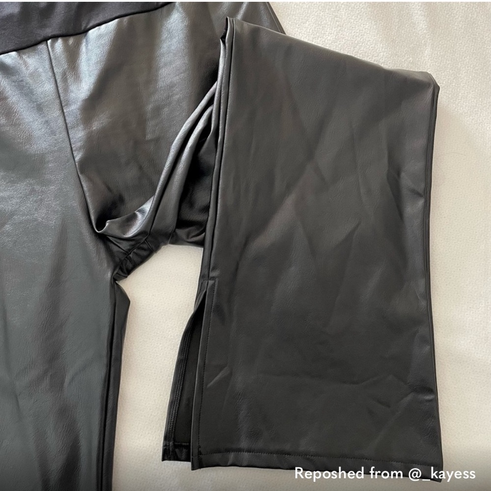HATCH Collective Maternity Vegan Stretch Leather Flare - Picture 10 of 10